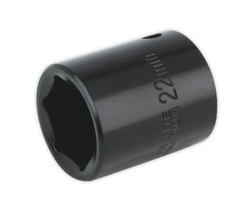 Sealey IS1222 Impact Socket 22mm 1/2"Sq Drive