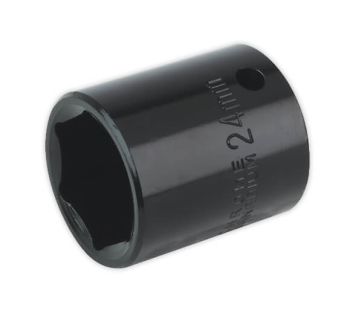 Sealey IS1224 Impact Socket 24mm 1/2"Sq Drive