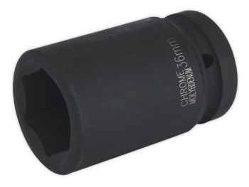 Sealey IS136D Impact Socket 36mm Deep 1"Sq Drive