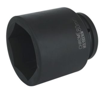 Sealey IS180D Impact Socket 80mm Deep 1"Sq Drive