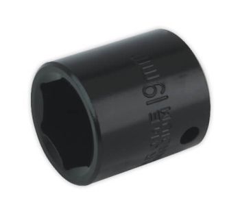 Sealey IS3819 Impact Socket 19mm 3/8"Sq Drive