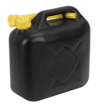 Sealey JC10PB Fuel Can 10ltr   Black