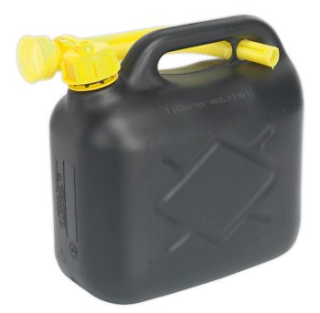 Sealey JC5B Fuel Can 5ltr   Black