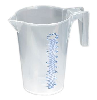Sealey JT1000 Measuring Jug Translucent 1ltr