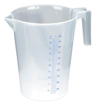 Sealey JT5000 Measuring Jug Translucent 5ltr