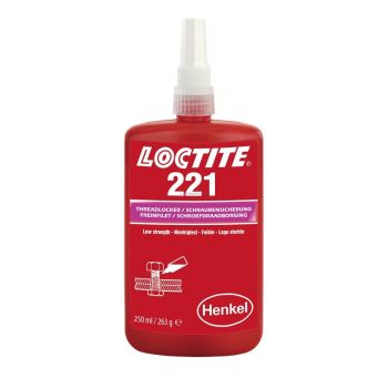 Loctite 221 Low Strength Threadlock 250ml