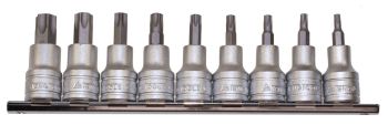 Teng Tools M3813TPX 9 Piece 3/8" Drive TPX Socket Clip Rail