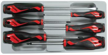 Teng Tools MD906N 6 Piece Flat Regular PH & PZ Type Screwdriver Set