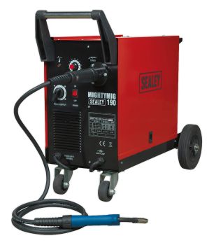 Sealey MIGHTYMIG190 Professional Gas/No Gas MIG Welder 190Amp with Euro Torch