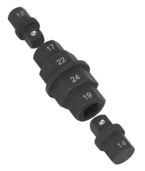 Sealey MS008 Motorcycle Spindle Tool 12 14 17 19 22 & 24mm