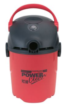 Sealey PC100 Vacuum Cleaner Wet & Dry 10ltr 1000W/230V