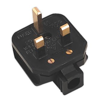 Sealey PL/13/3S Rubber Plug 13Amp Extra Heavy Duty