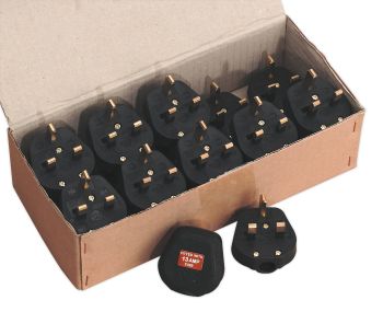 Sealey PL13/320 Resilient Plug 13Amp Heavy Duty Pack of 20