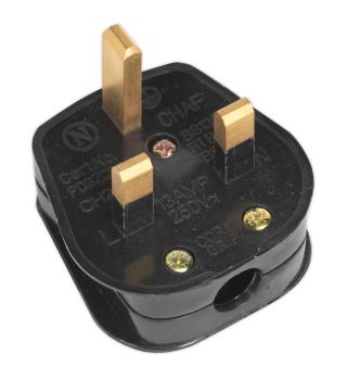 Sealey PL13/320S Resilient Plug 13Amp Heavy Duty