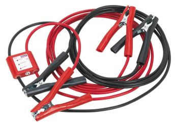Sealey PROJ/12 Booster Cables 5mtr 400Amp 20mm² with 12V Electronics Protection