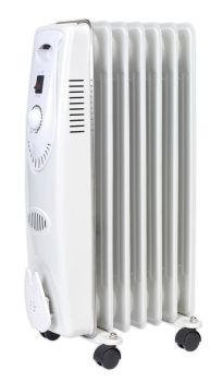 Sealey RD1500 Oil Filled Radiator 1500W/230V 7 Element