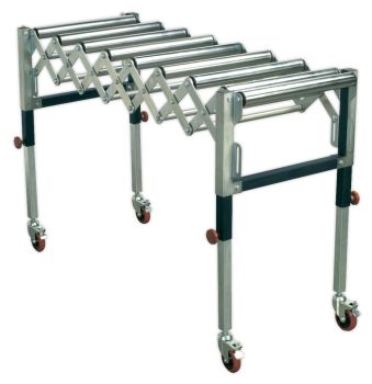 Sealey RS911F Adjustable Roller Stand 450 1300mm 130kg Capacity