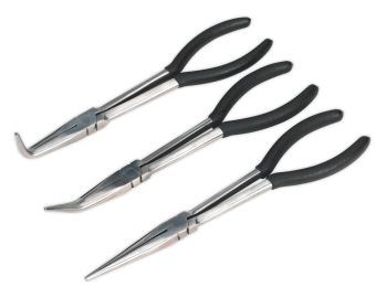Siegen S0433 Needle Nose Pliers Set 3pc 275mm