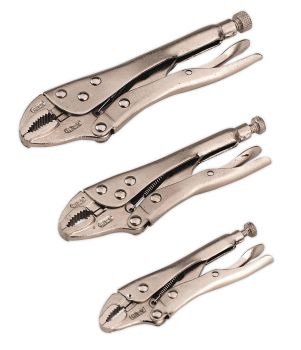 Siegen S0463 Locking Pliers Set 3pc