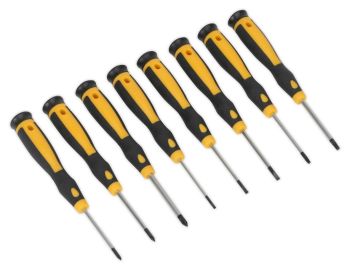 Siegen S0618 Microtip Screwdriver Set 8pc