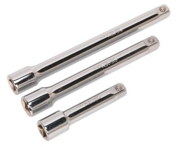 Siegen S0719 Extension Bar Set 3pc 3/8"Sq Drive