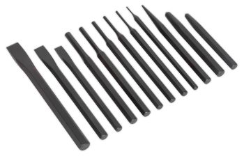 Siegen S0802 Punch & Chisel Set 12pc