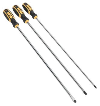 Siegen S0895 Screwdriver Set 3pc Extra Long