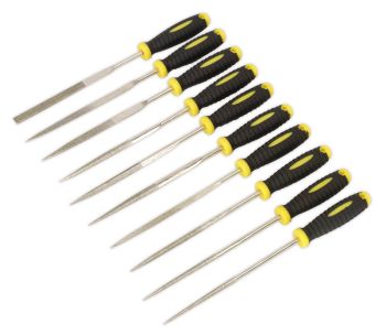 Siegen S0896 Diamond Needle File Set 10pc 100mm