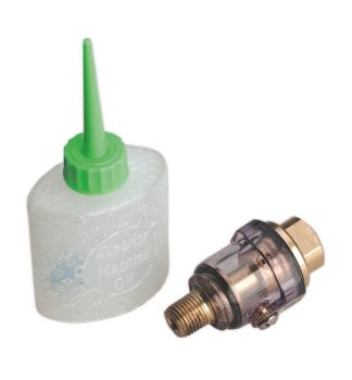 Sealey SA111 Mini In Line Air Tool Oiler 1/4"BSP with Filler
