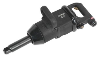 Sealey SA681 Air Impact Wrench 1"Sq Drive Pin Clutch Straight/Long Anvil 1800lb.ft