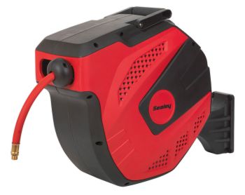 Sealey SA824 Air Hose Reel Auto Rewind Control 30mtr ⌀10mm ID   Rubber Hose
