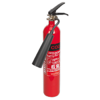Sealey SCDE02 Fire Extinguisher 2kg Carbon Dioxide