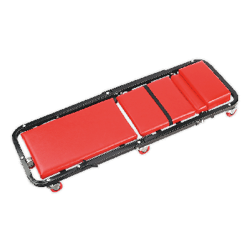 Sealey SCR79 Creeper/Seat Steel with 7 Wheels & Adjustable Head Rest