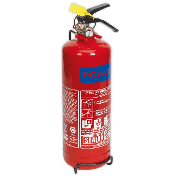 Sealey SDPE02 Fire Extinguisher 2kg Dry Powder