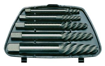 Teng Tools SE05 5 Piece Screw Extractor Set