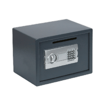 Sealey SECS01DS Electronic Combination Security Safe with Deposit Slot 350 x 250 x 250mm