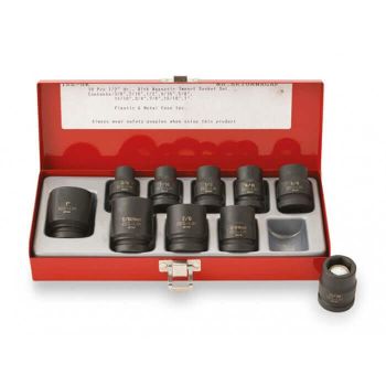 SET08MAGAF - ISS 10 Piece 1/2" Drive Magnetic AF Regular Socket Set