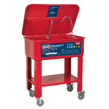 Sealey SM28 Mobile Parts Cleaning Tank 50ltr