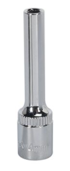 Sealey 1/4" Sq Drive Fully Polished Deep WallDrive&reg; Sockets