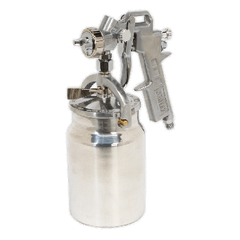 Sealey SSG401 Spray Gun Suction Feed 1.5mm Set Up