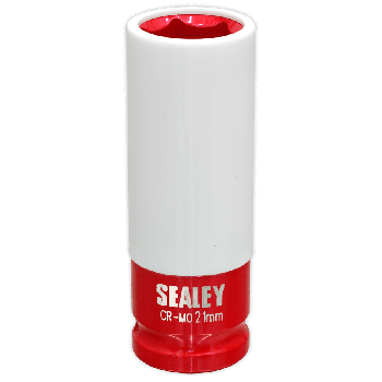 Sealey SX03021 Alloy Wheel Impact Socket 21mm 1/2"Sq Drive