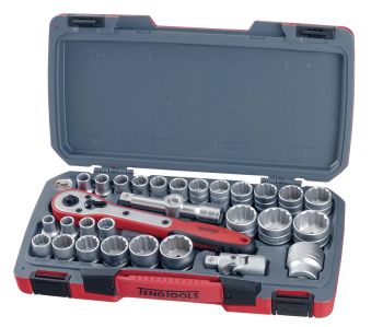 Teng Tools T1230 30 Piece 1/2" Drive Socket Set