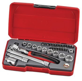 Teng Tools T3834S 34 Piece 3/8" Drive Socket Set