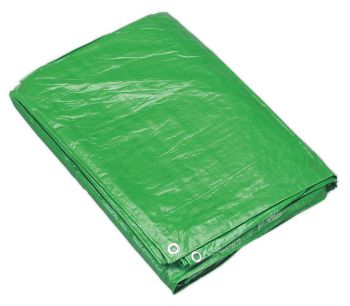 Sealey TARP1824G Tarpaulin 5.49 x 7.32mtr Green