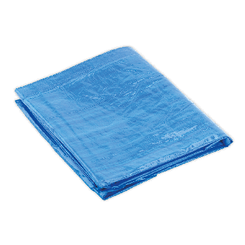 Sealey TARP68 Tarpaulin 1.73 x 2.31mtr Blue