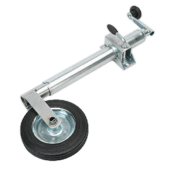 Sealey TB37 Jockey Wheel & Clamp ⌀50mm   200mm Solid Wheel