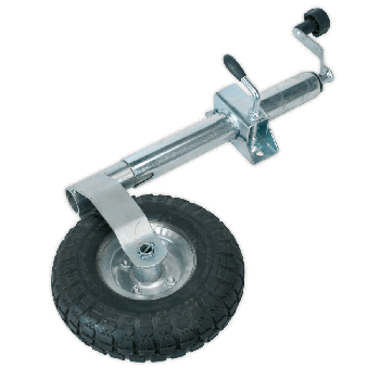 Sealey TB372 Jockey Wheel & Clamp ⌀48mm   260mm Pneumatic Wheel