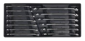 Sealey TBT01 Tool Tray with Combination Spanner Set 13pc Metric