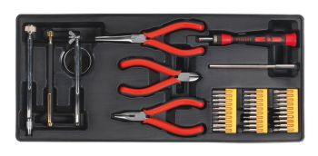 Sealey TBT17 Tool Tray with Precision & Pick Up Tool Set 38pc