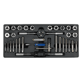 Sealey TBT26 Tool Tray with Tap & Die Set 33pc